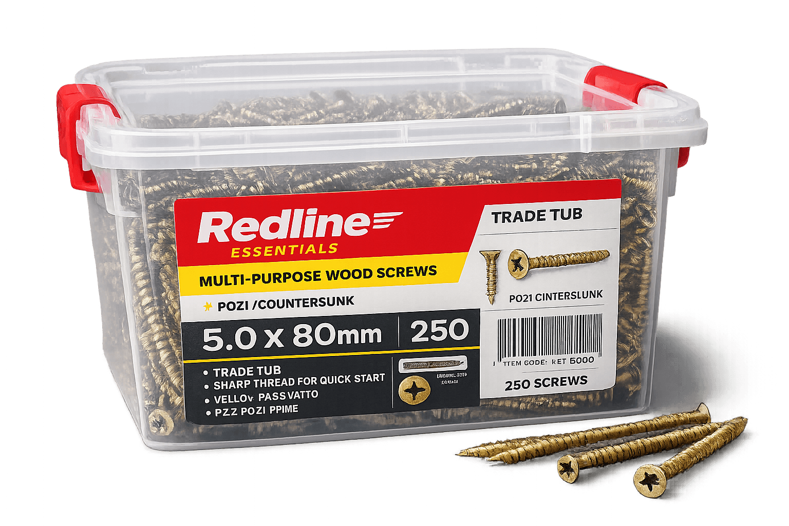 Timber screws 4x50mm pack